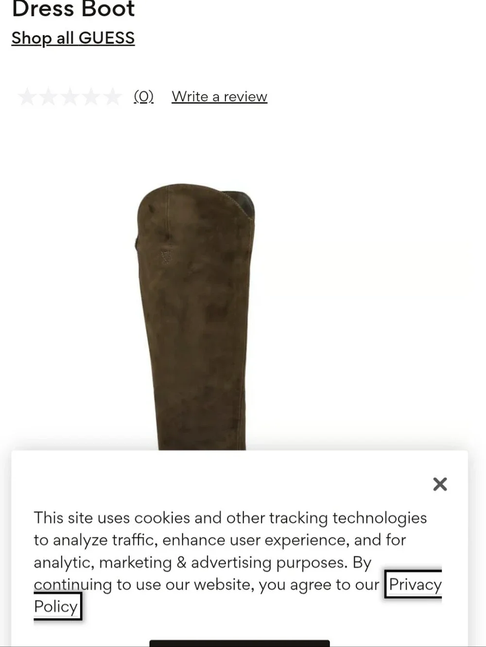 Women's Tall Suede Knee-High Boots in Dark Brown